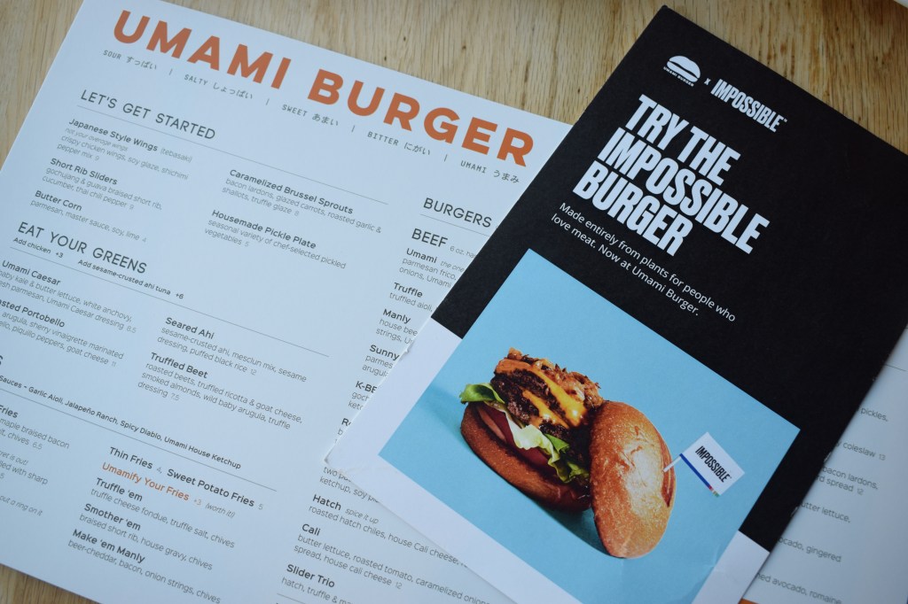 Umami Burger’s Meatless Impossible&nbsp;Burger