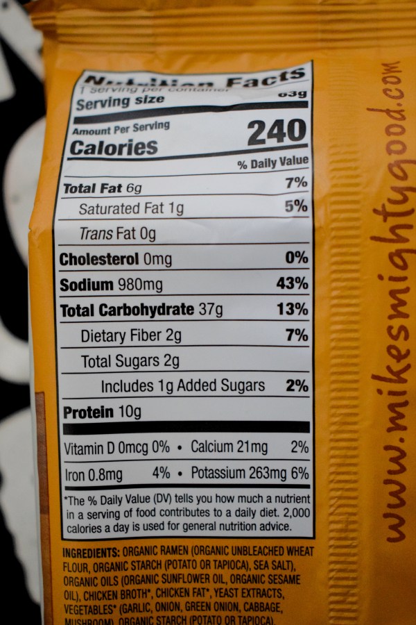 Mikes-Mighty-Good-Craft-Instant-Ramen-Whole-Foods-Organic-Miso-Tonkotsu-Spicy-Product-Review-OC-Food-Fiend-Ocfoodfiend-Orange-County-SoCal-Nutrition-Facts-Calories