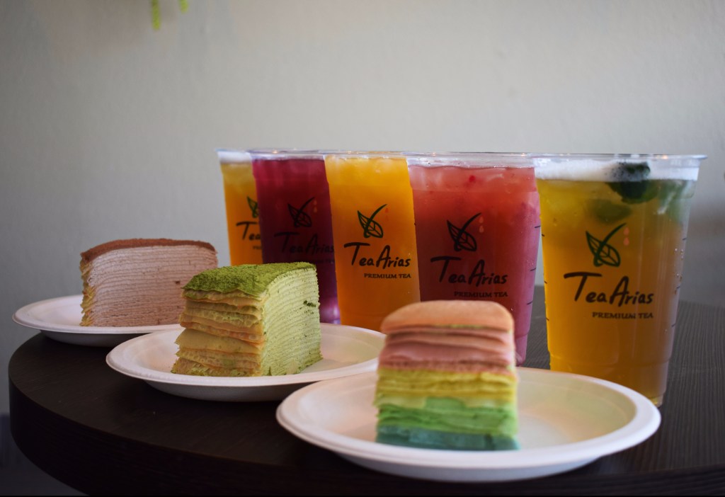 Special Deal at TeaArias: Crepe Cake + Selected Teas for&nbsp;$6!!
