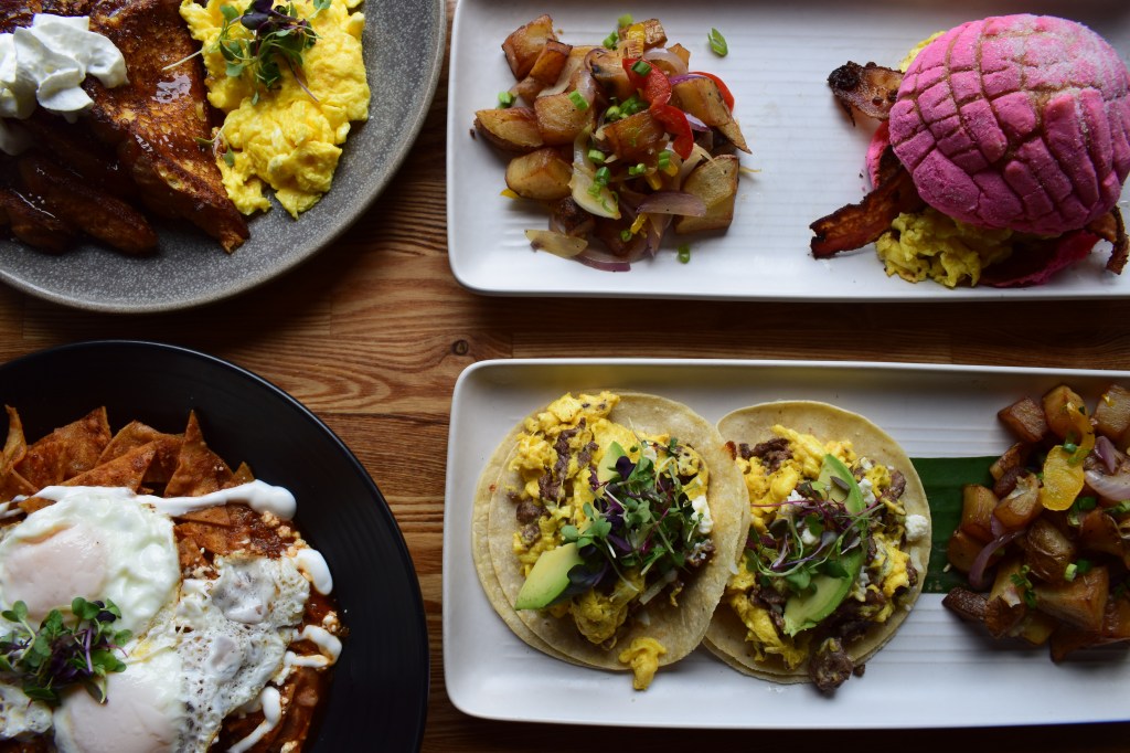 Concha Breakfast Sandwich and more at Lola’s Mexican Cuisine in Long&nbsp;Beach